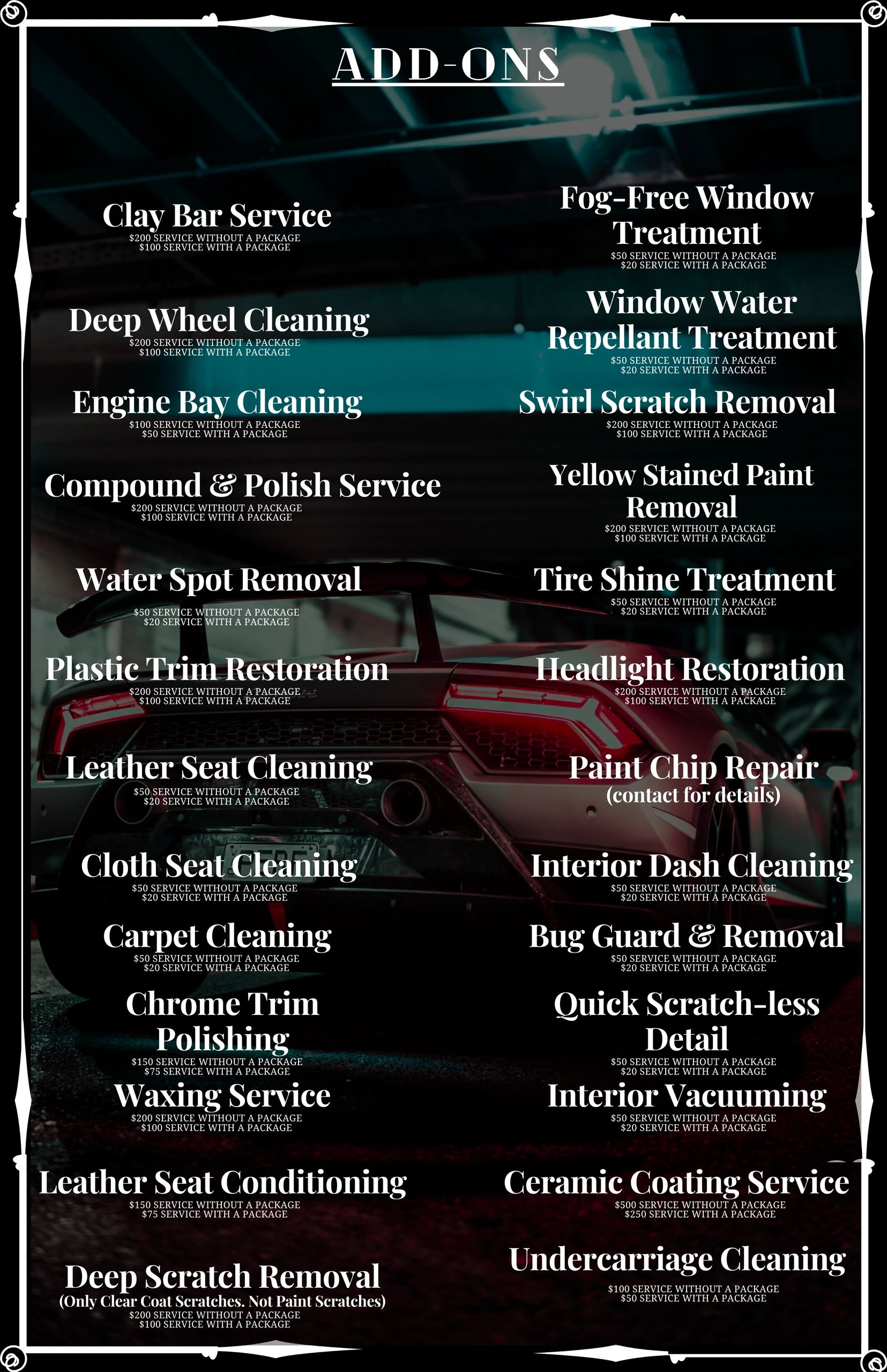 Luxury Mobile Wash & Detail